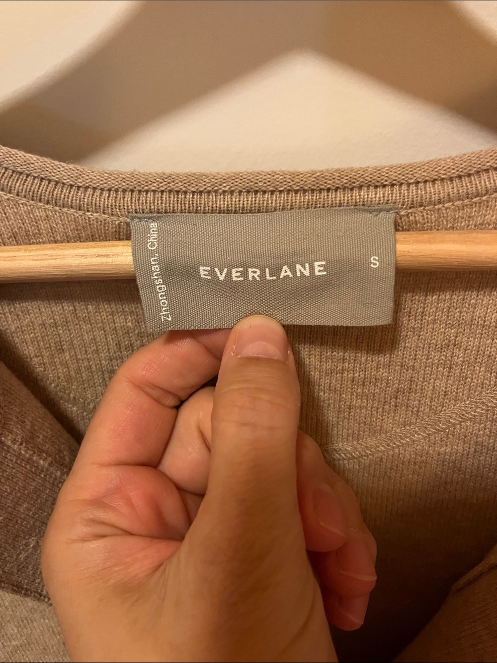 Everlane Henley Wool Cotton Blend Sweater - Picture 2 of 6